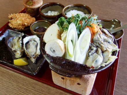 牡蠣土手鍋定食